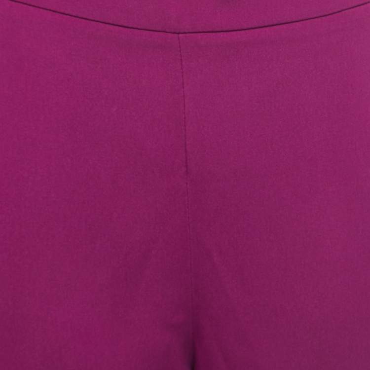 مملوكة مسبقًا Stella McCartney Purple Crepe Jogger Pants S