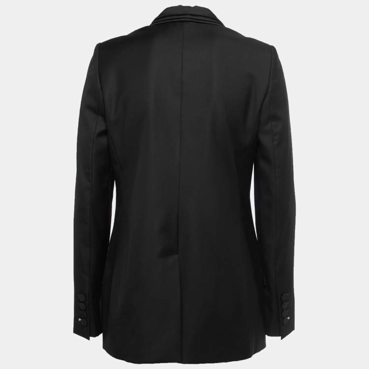 Pre Owned Stella McCartney Black Wool Blazer M