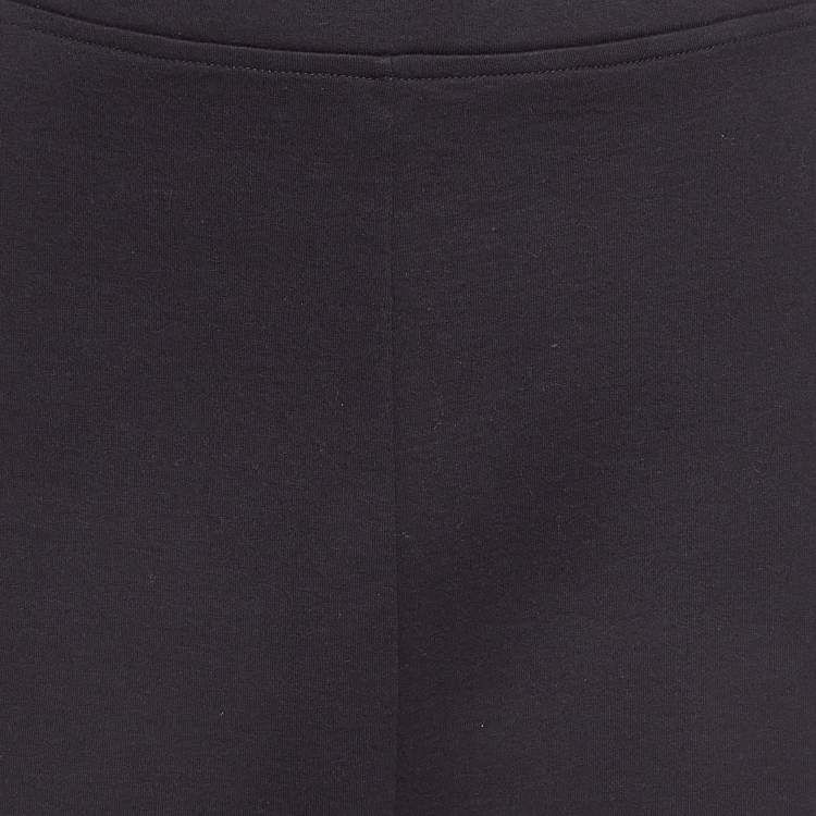 Pre Owned Stella McCartney Navy Blue All Is Love Side Stripe Cotton Culottes L