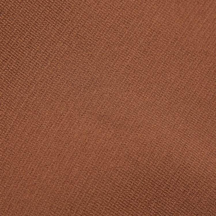 Pre Owned Stella McCartney Dark Beige Knit Pencil Skirt S