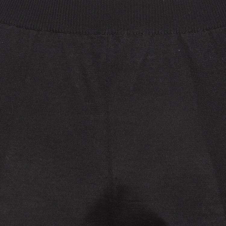 Pre Owned Stella McCartney Black Stretch Knit Joggers M
