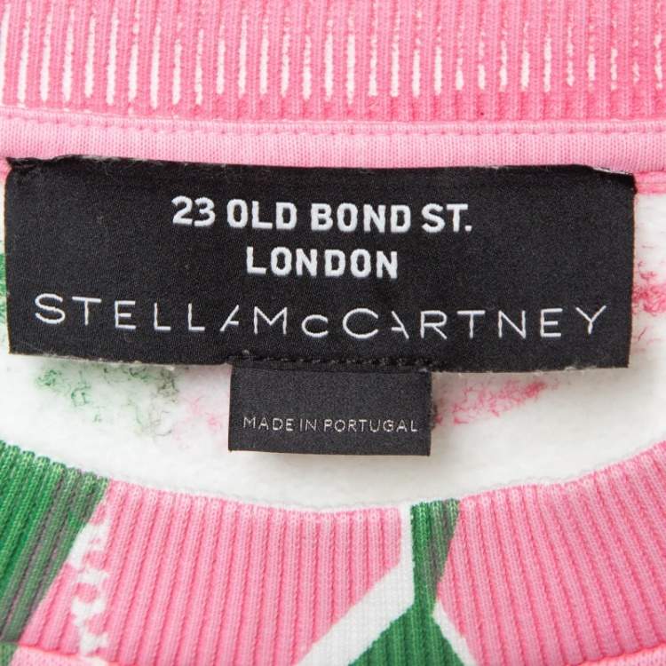 Pre Owned Stella McCartney X ED Curtis Printed Cotton Sweatshirt and Pants XS/S