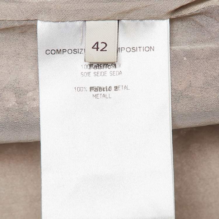 مملوكة مسبقًا Stella McCartney Metallic Sequin Tank Top M
