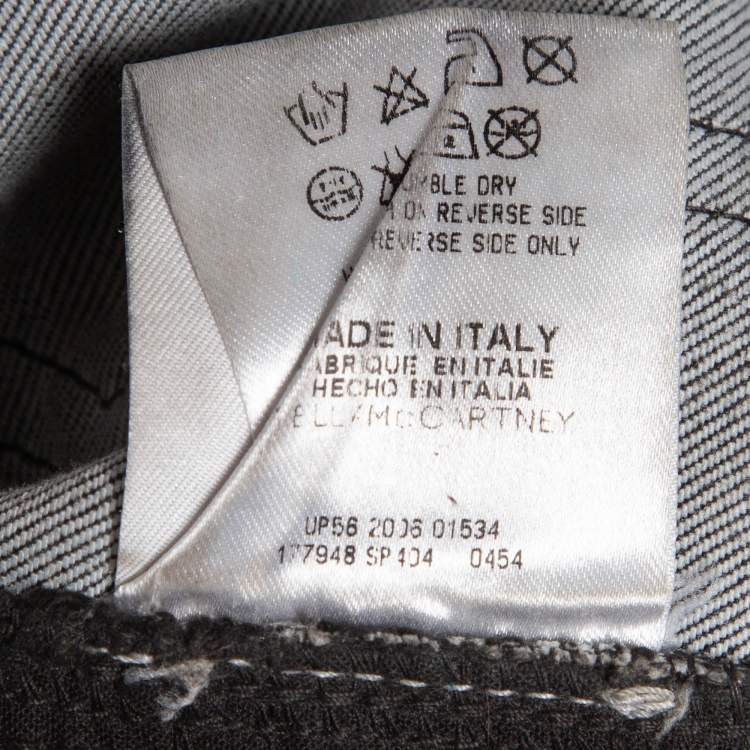 Pre Owned Stella McCartney Grey Denim Jeans S Waist 29"