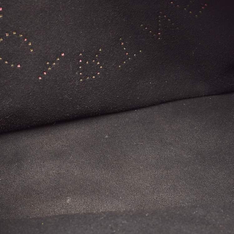 مملوكة مسبقًا Stella McCartney Multicolor Faux Snakeskin Embossed Leather Logo Tote