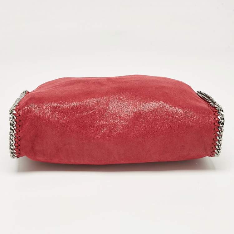 Pre Owned Stella McCartney Burgundy Faux Leather Small Falabella Tote