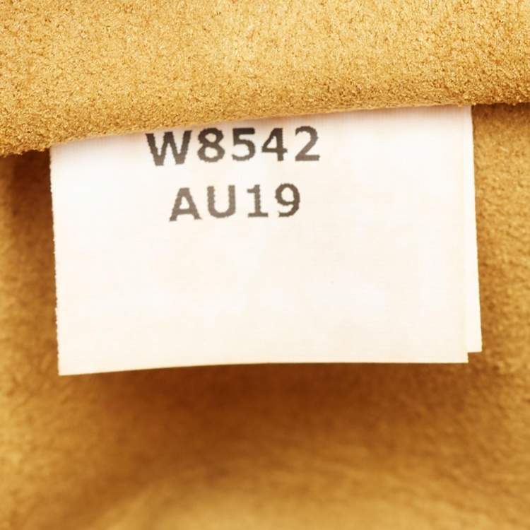 Pre Owned Stella McCartney Off White Faux Perforated Logo Tote