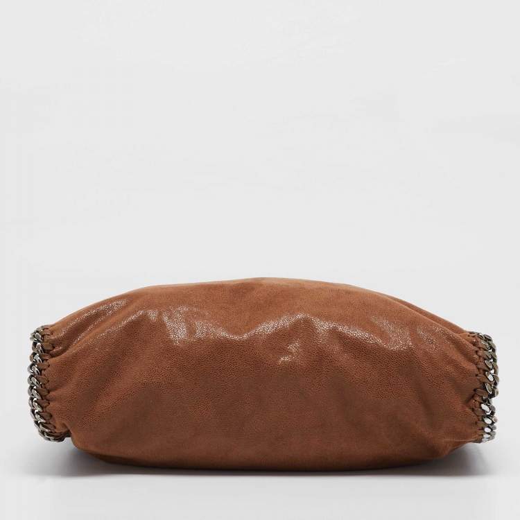 Pre Owned Stella McCartney Brown Faux Suede Small Falabella Tote