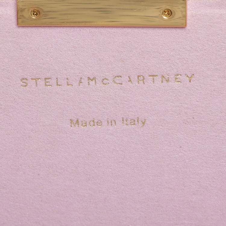 Pre Owned Stella McCartney Pink Faux Leather Beckett Shoulder Bag