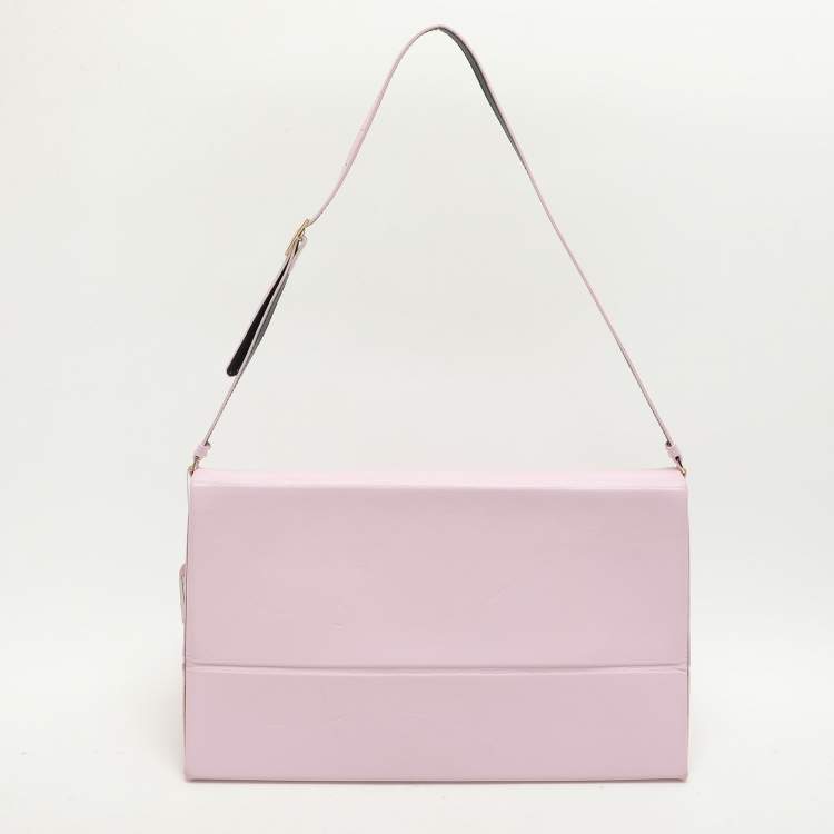 Pre Owned Stella McCartney Pink Faux Leather Beckett Shoulder Bag