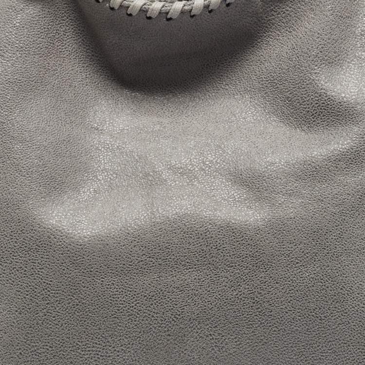 Pre Owned Stella McCartney Grey Faux Suede Small Falabella Tote