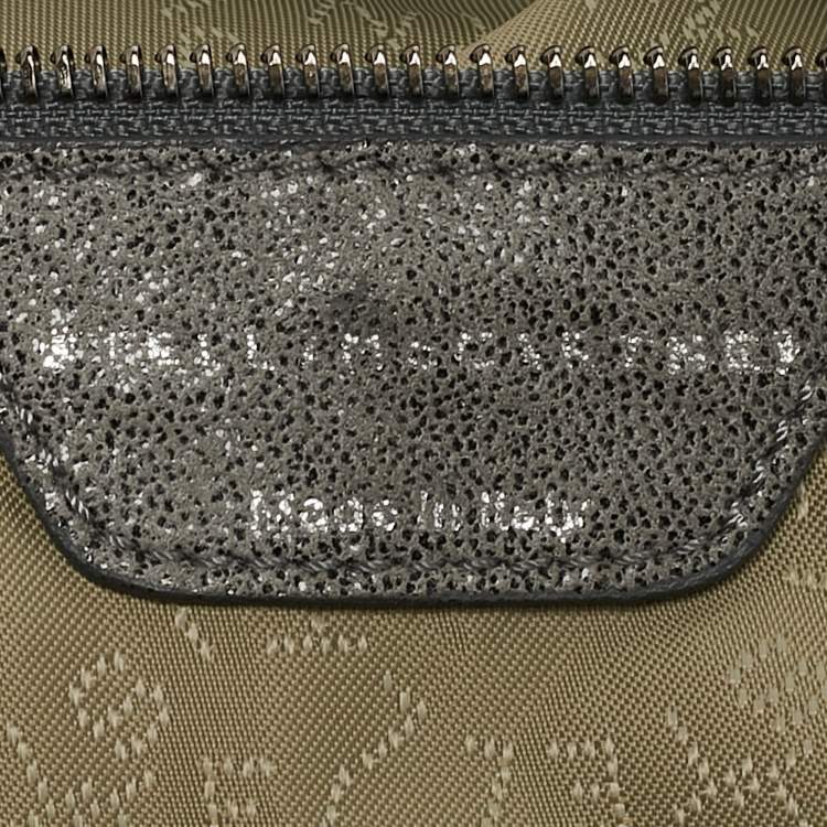 Pre Owned Stella McCartney Grey Faux Suede Large Falabella Tote