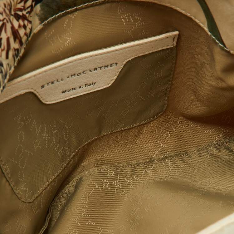 Pre Owned Stella McCartney Multicolor Canvas Botanical Print Falabella Shoulder Bag