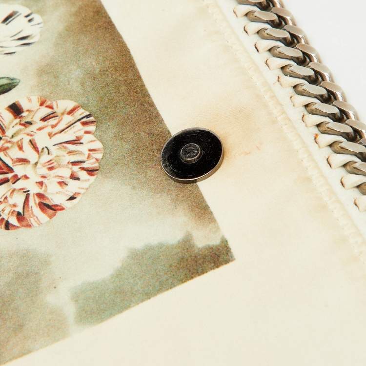 Pre Owned Stella McCartney Multicolor Canvas Botanical Print Falabella Shoulder Bag