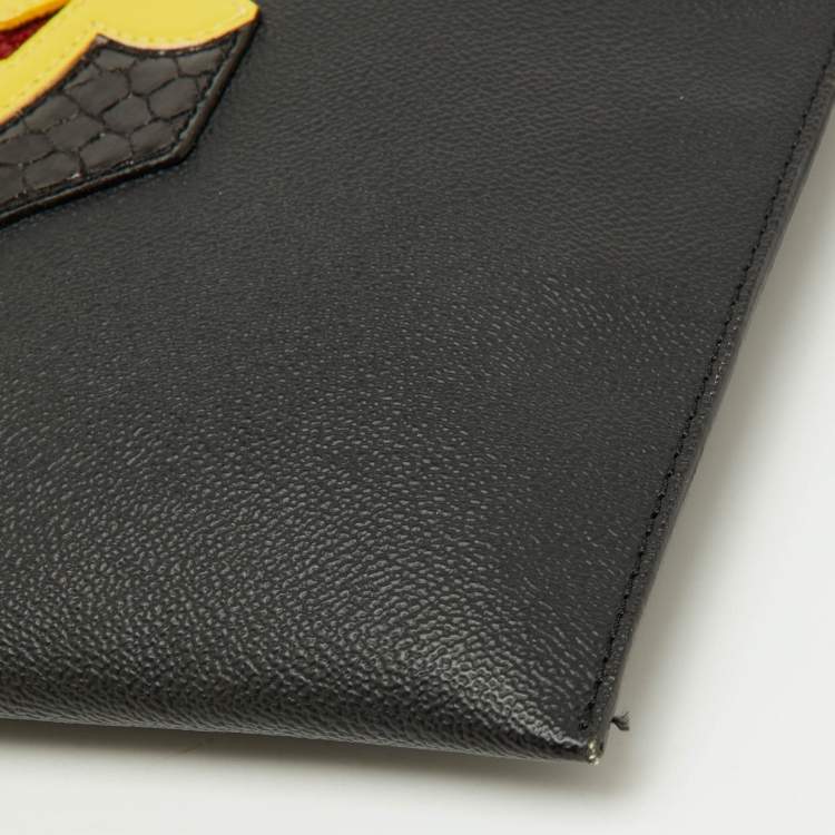 Pre Owned Stella McCartney Multicolor Faux Leather Zip Pouch