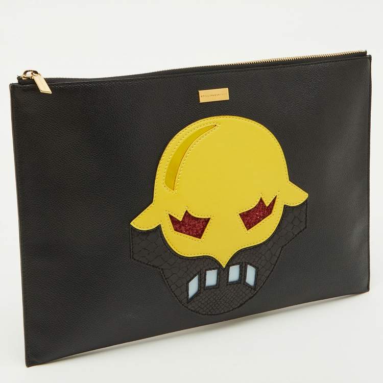 Pre Owned Stella McCartney Multicolor Faux Leather Zip Pouch