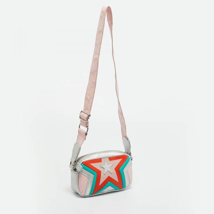 Pre Owned Stella McCartney Multicolor Faux Leather Star Crossbody Bag