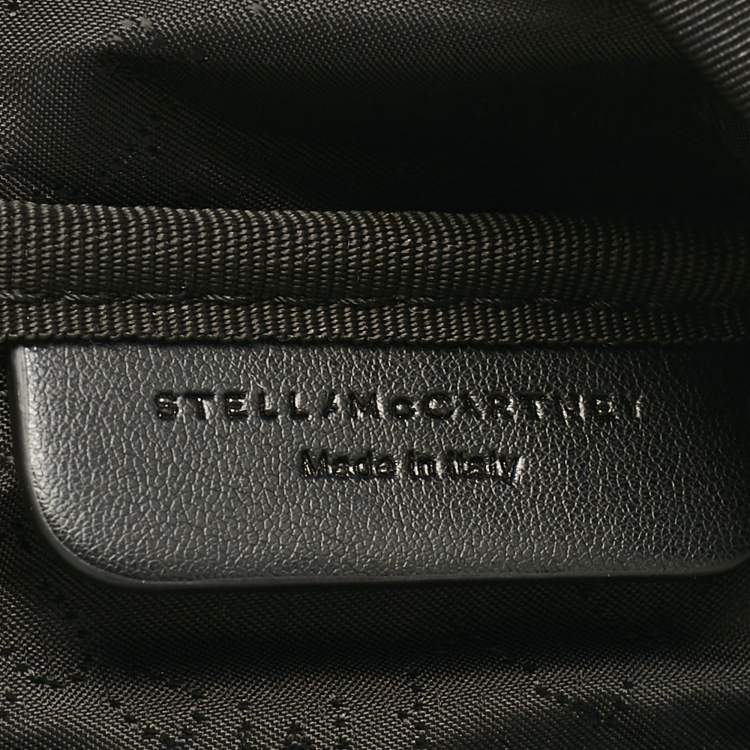 Pre Owned Stella McCartney Black Monogram Nylon Bum Belt Bag