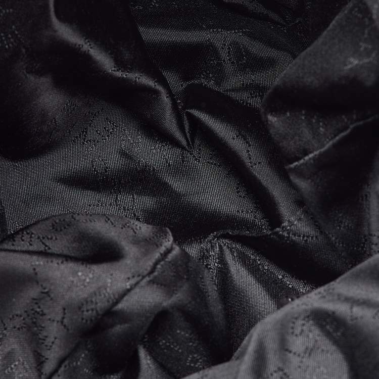 Pre Owned Stella McCartney Dark Grey Faux Shearling Large Falabella Fold Over Tote