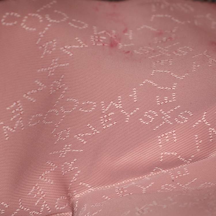 Pre Owned Stella McCartney Black Faux Leather Falabella Fold Over Clutch