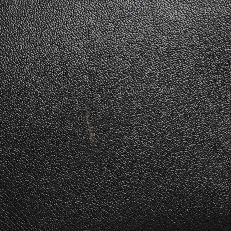 Pre Owned Stella McCartney Stella Logo Black Faux Leather Tote