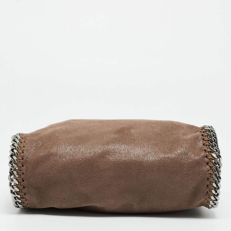 Pre Owned حقيبة يد توتس ستيلا مكارتني فالابيلا شامواه صناعي بني صغيرة