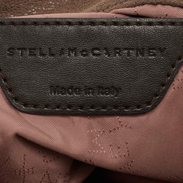 Pre Owned حقيبة يد توتس ستيلا مكارتني فالابيلا شامواه صناعي بني صغيرة