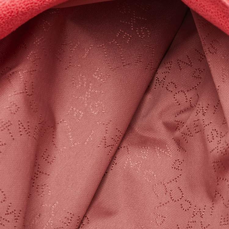 مملوكة مسبقًا Stella McCartney Falabella Peach Pink Faux Leather Fold Over Clutch