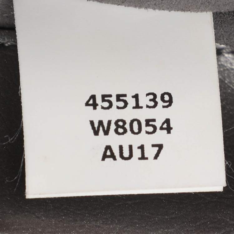 Pre Owned Stella McCartney Metallic Grey Woven Faux Leather Falabella Box Shoulder Bag