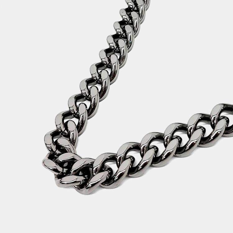 Pre Owned Stella McCartney Grey Faux Leather Shoulder Bag