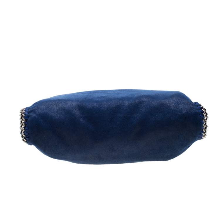 Pre Owned Stella McCartney Blue Faux Leather Small Falabella Tote