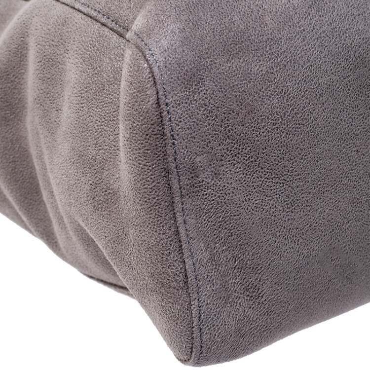 Pre Owned Stella McCartney Grey Faux Leather Falabella Shopper Tote
