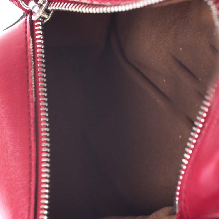Pre Owned Stella McCartney Red Leather Stella Star Crossbody Bag