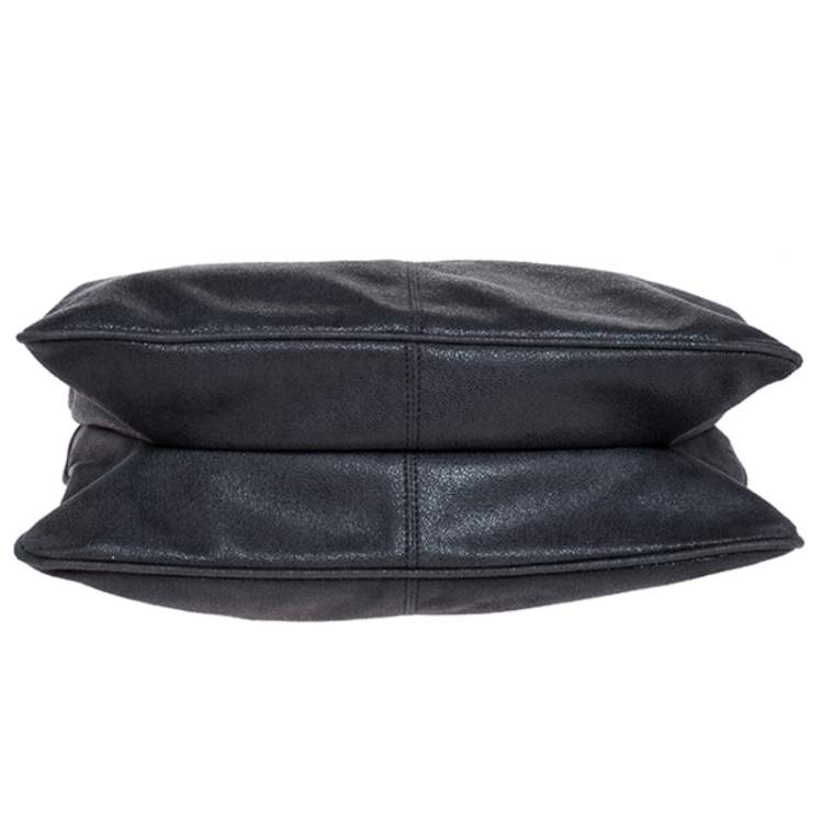 مملوكة مسبقًا Stella McCartney Grey Faux Leather Bordered Shoulder Bag
