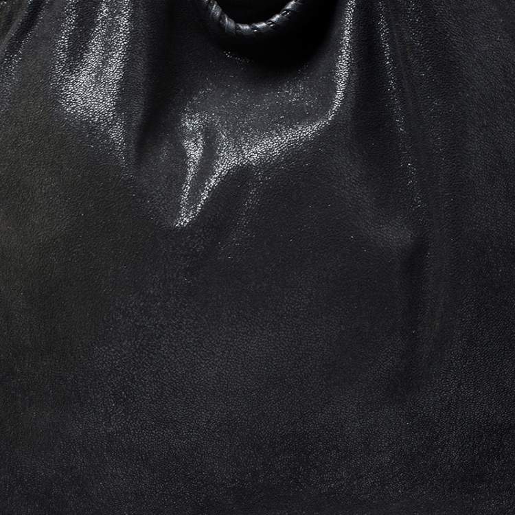 مملوكة مسبقًا Stella McCartney Black Faux Leather Large Falabella Tote