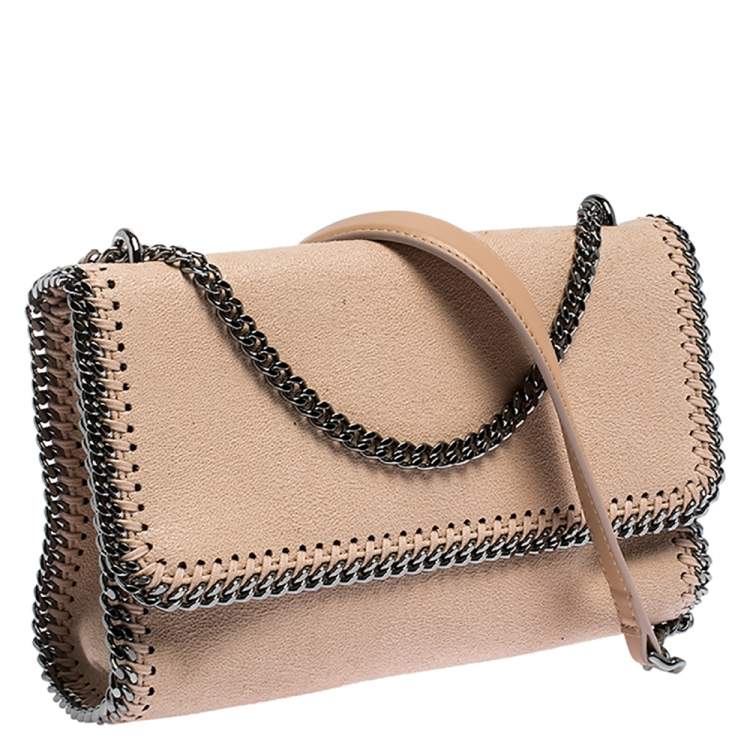 Pre Owned Stella McCartney Blush Pink Faux Leather Falabella Shoulder Bag