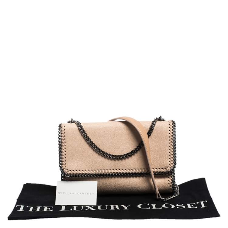 Pre Owned Stella McCartney Blush Pink Faux Leather Falabella Shoulder Bag