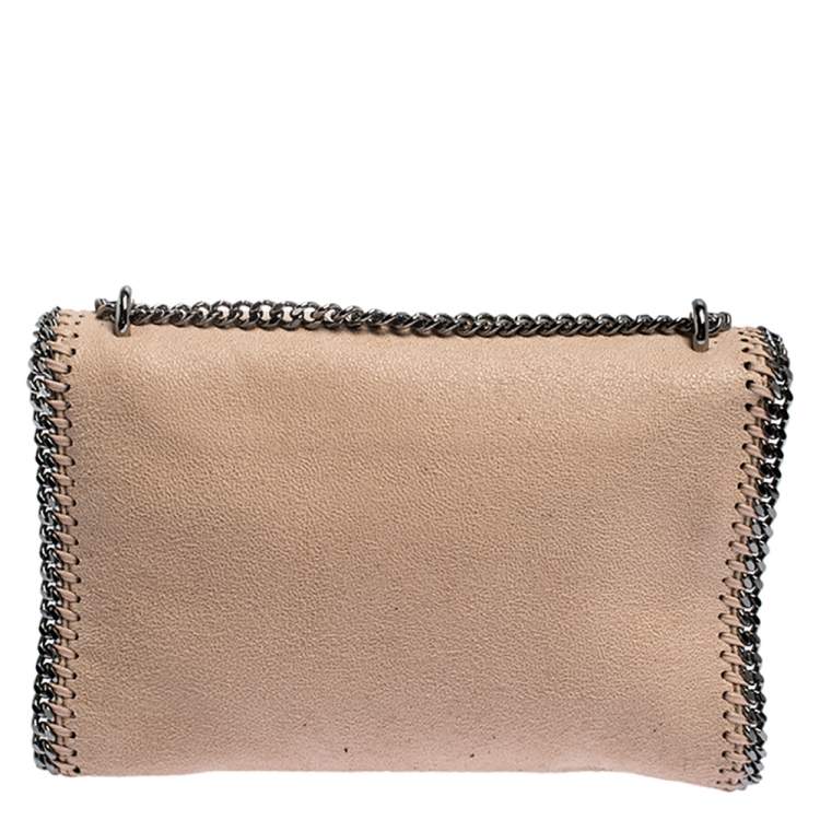 Pre Owned Stella McCartney Blush Pink Faux Leather Falabella Shoulder Bag
