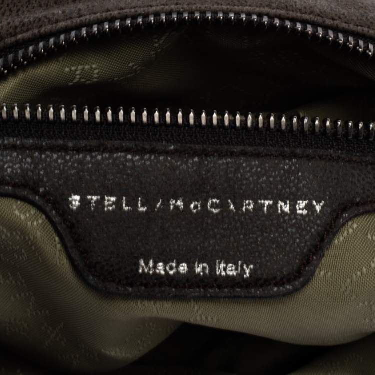 مملوكة مسبقًا Stella McCartney Grey Faux Leather Crossbody Bag