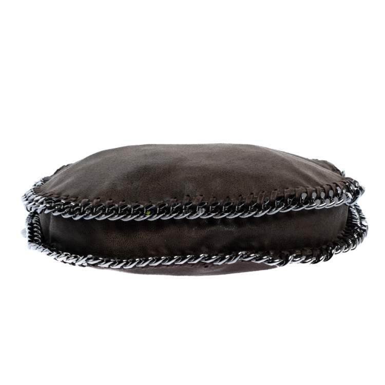 مملوكة مسبقًا Stella McCartney Grey Faux Leather Crossbody Bag