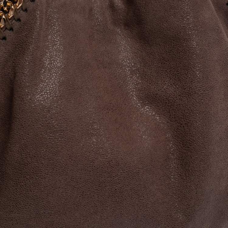 مملوكة مسبقًا Stella McCartney Brown Faux Leather Small Falabella Tote