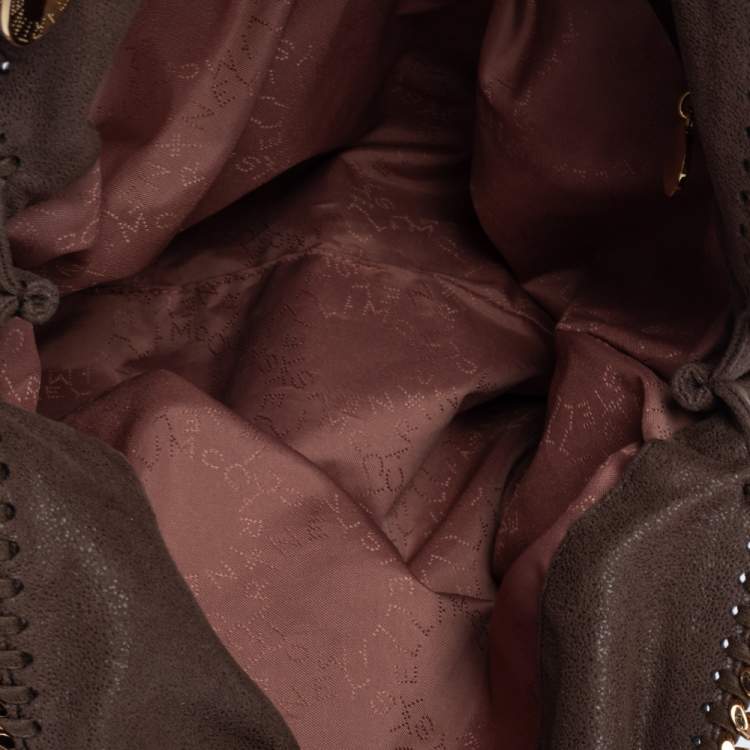 مملوكة مسبقًا Stella McCartney Brown Faux Leather Small Falabella Tote