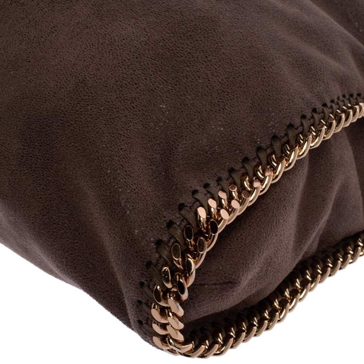 مملوكة مسبقًا Stella McCartney Brown Faux Leather Small Falabella Tote