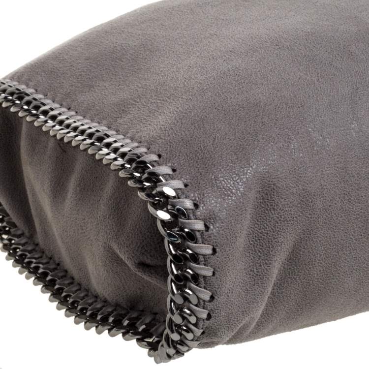 Pre Owned Stella McCartney Grey Faux Leather Small Falabella Tote