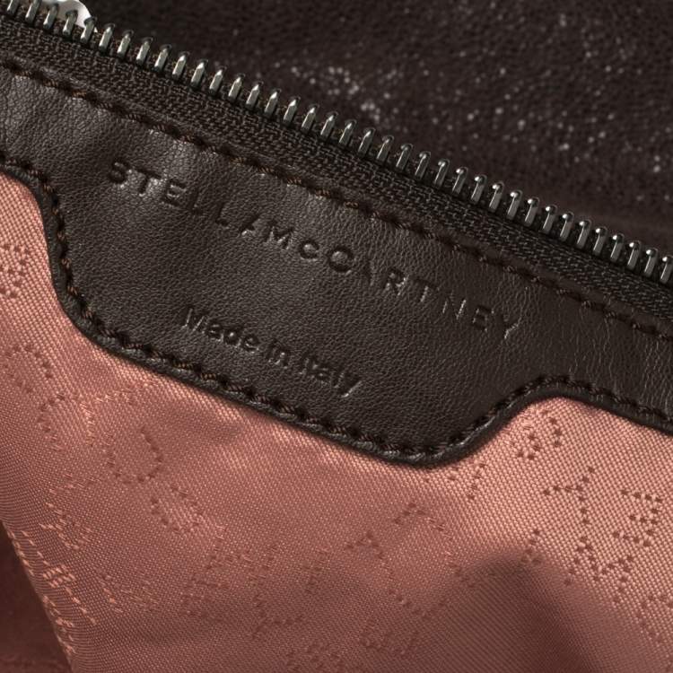 مملوكة مسبقًا Stella McCartney Brown Faux Leather Large Falabella Tote