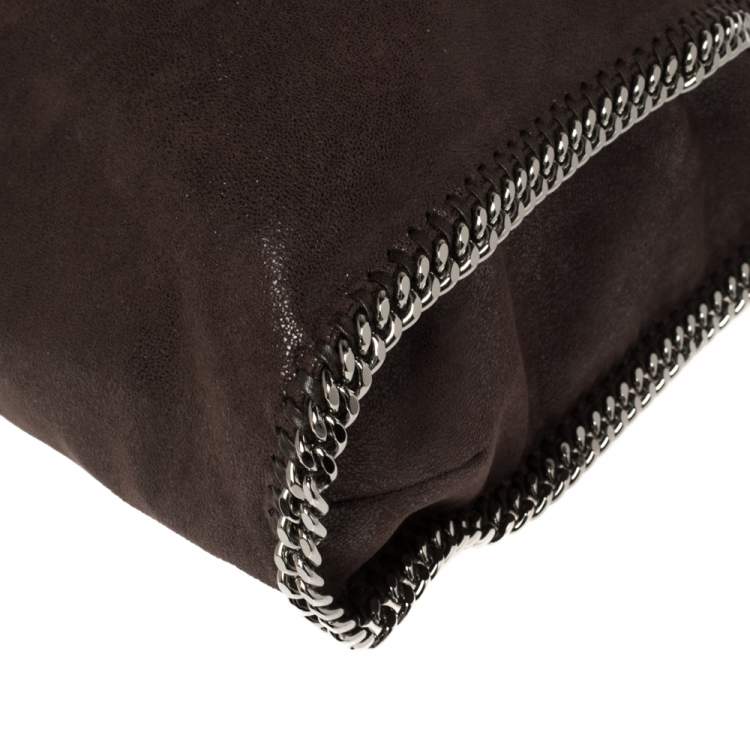 مملوكة مسبقًا Stella McCartney Brown Faux Leather Large Falabella Tote
