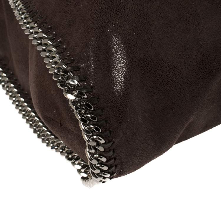 مملوكة مسبقًا Stella McCartney Brown Faux Leather Large Falabella Tote
