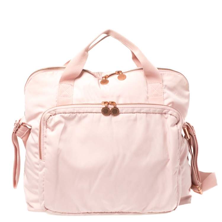 مملوكة مسبقًا Stella McCartney Light Pink Nylon Fern Diaper Bag