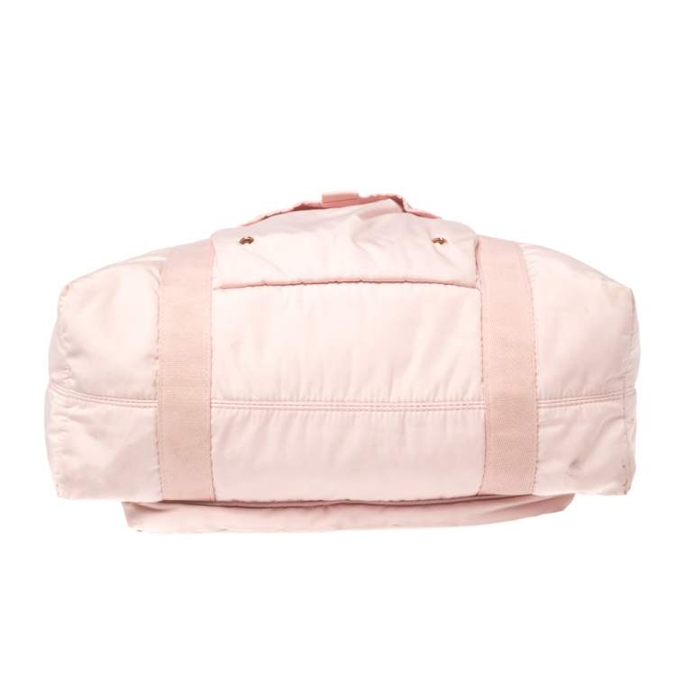 مملوكة مسبقًا Stella McCartney Light Pink Nylon Fern Diaper Bag