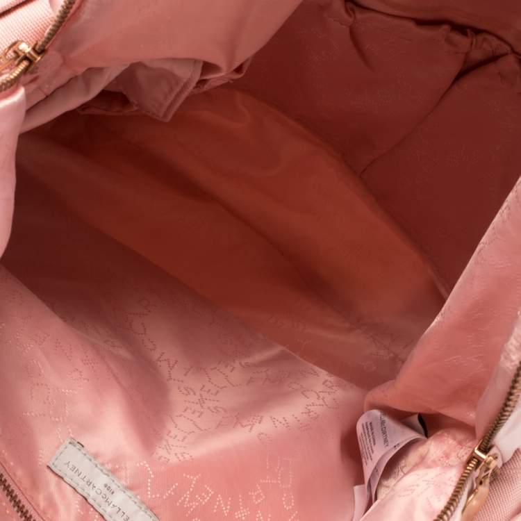 مملوكة مسبقًا Stella McCartney Light Pink Nylon Fern Diaper Bag